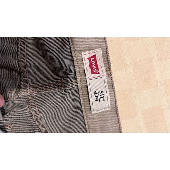 Levi's 511 Jeans Women's Slim Straight Denim Pants Light Wash Gray Size W28xL28 - Picture 4 of 13